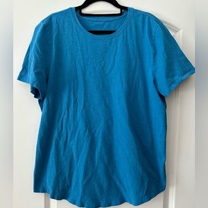 Lululemon love tee crew neck in blue